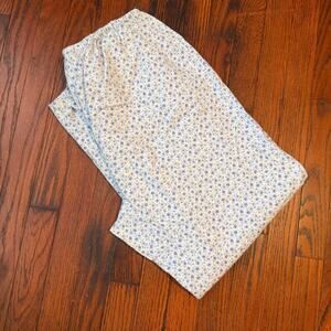 VTG Sears Floral Ditsy L Floral Pajama PJ Pant Flannel Comfort Cottagecore